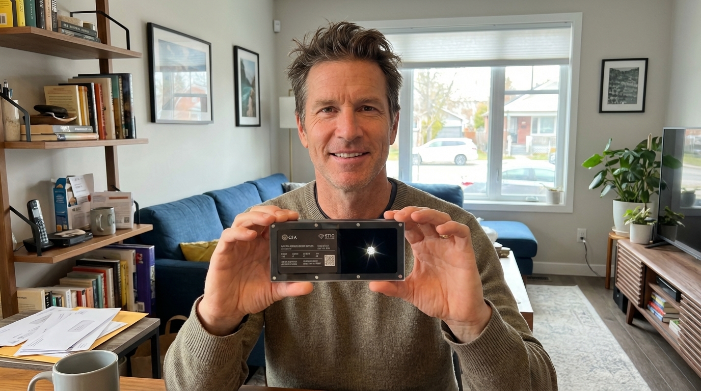 Thomas W. with his Diamond Solution box