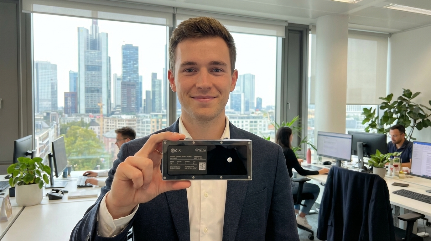 Marcus L. with his Diamond Solution box