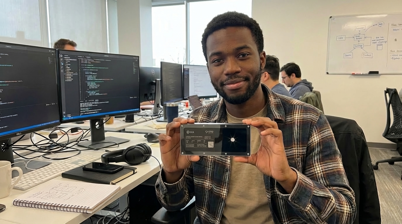 James P. with his Diamond Solution box